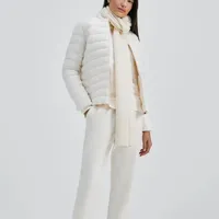 Jaqueta Básica Puffer Matelassê Off White - imagem 2