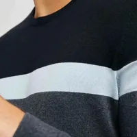 Blusão Masculino Listrado Em Tricô  - imagem 2