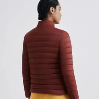 Jaqueta Básica Puffer Matelassê Vinho - imagem 1