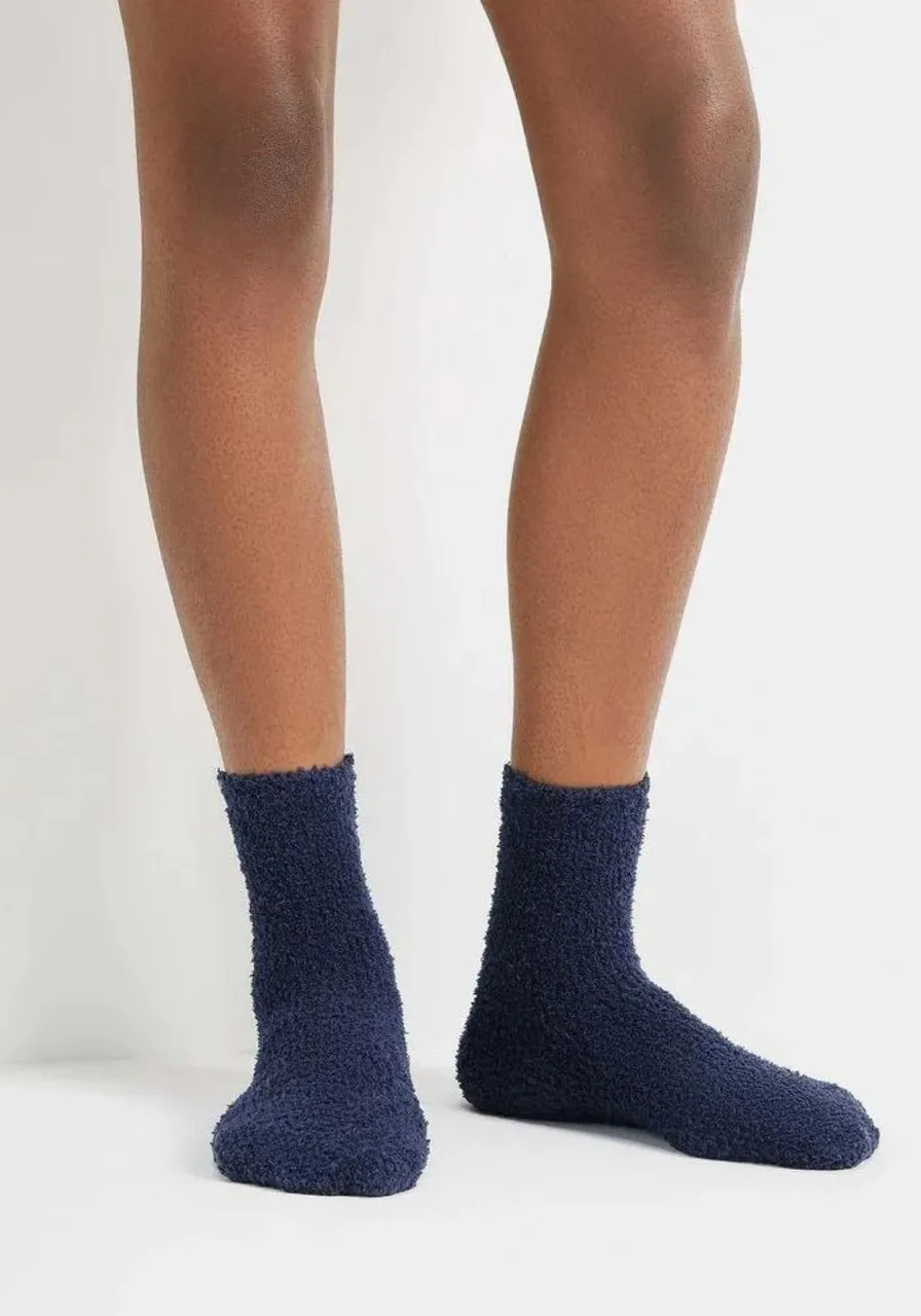 Kit 2 Pares De Meias Unissex Em Fleece