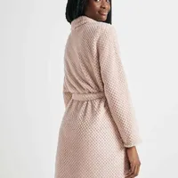 Roupão Em Fleece Jacquard Rosa  - imagem 3
