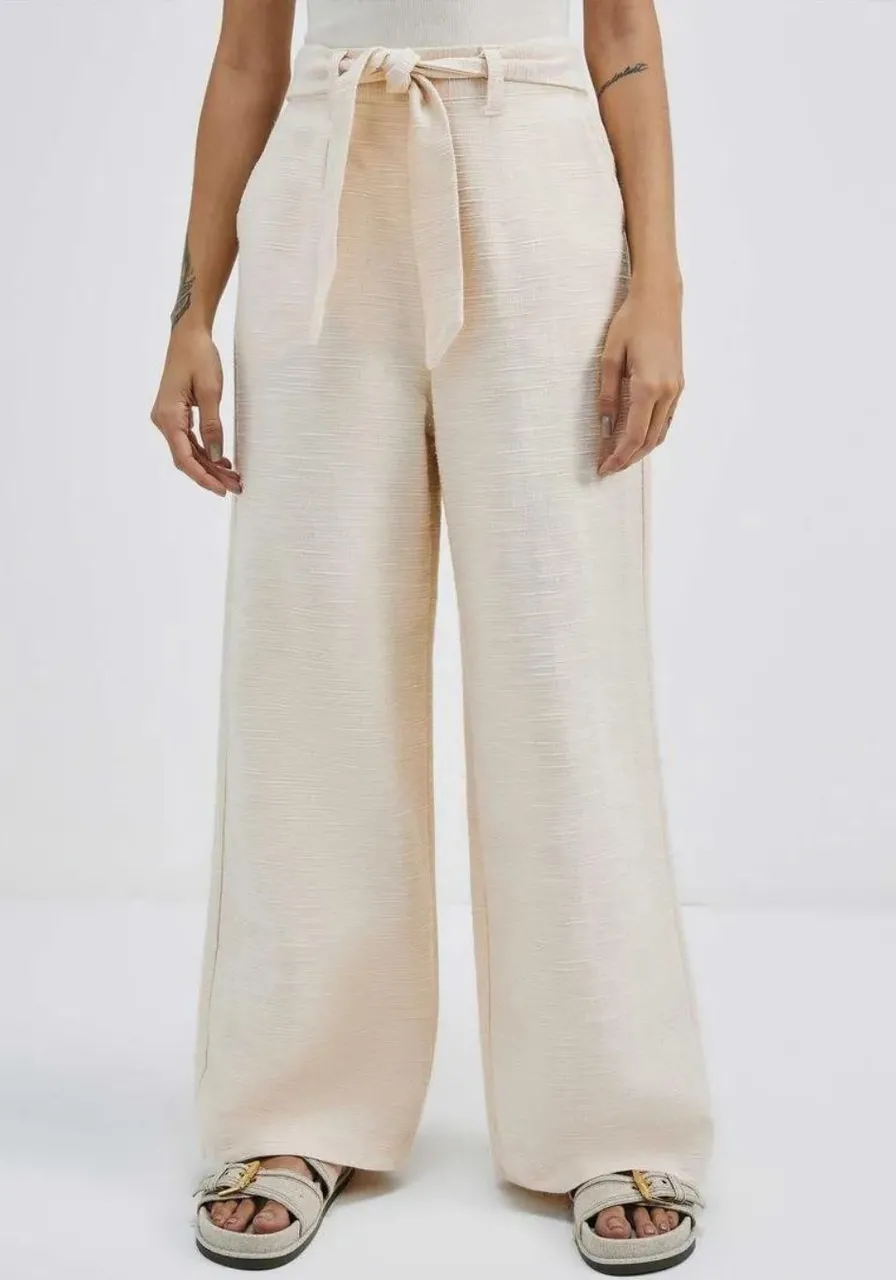 Calça Clochard Reta Bege