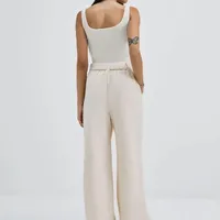 Calça Clochard Reta Bege - imagem 3