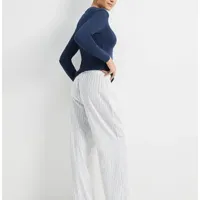 Calça Pijama Em Viscose Listrado - imagem 2