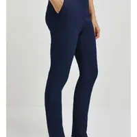 Calça Cintura Média Em Alfaiataria Azul - imagem 1