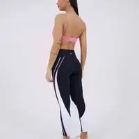 Legging Alto Giro Hyper Galões E Recorte - imagem 1