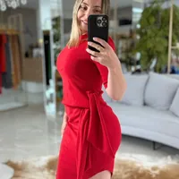 Vestido Midi Manga Curta Lança Perfume Ref 15485 - imagem 1