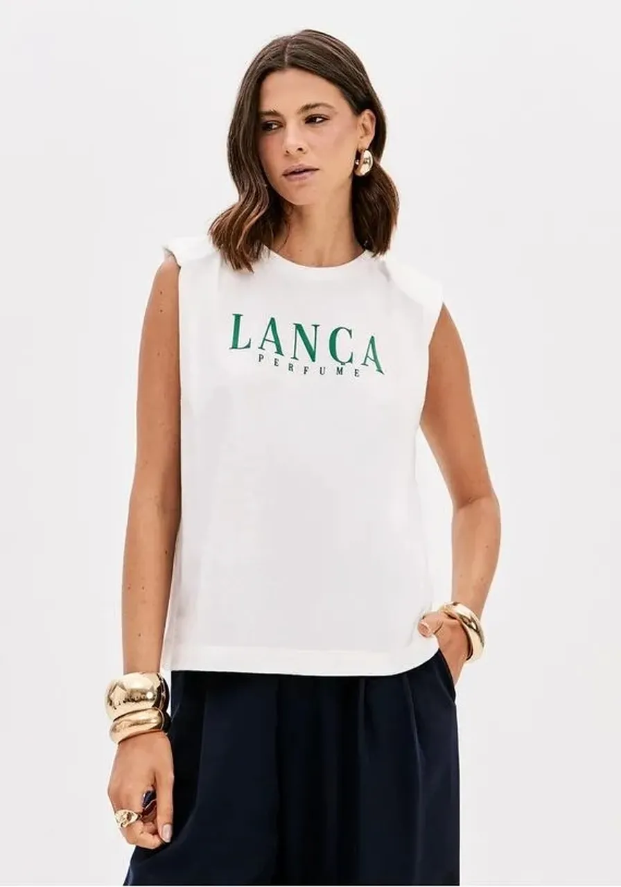 T- Shirt Muscle Com Lenço Lança Perfume Ref 15046