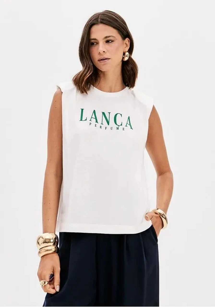 T- Shirt Muscle Com Lenço Lança Perfume Ref 15046