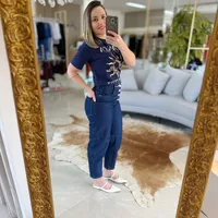 T-Shirt Manga Curta Darkness Blue Lança Perfume Ref 14981 - imagem 2