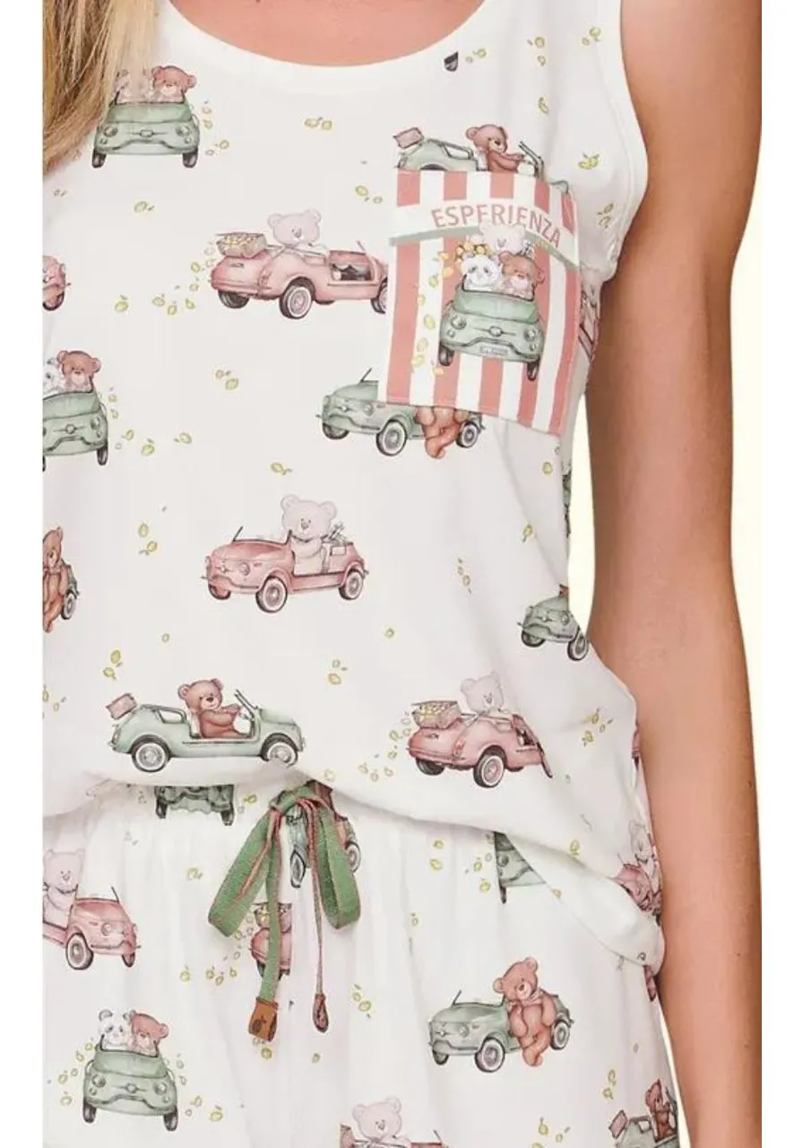 Pijama Regata Short Lemon Tour Lua Luá 