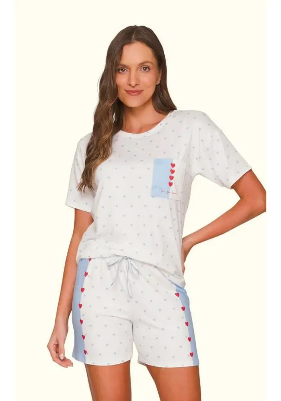 Pijama Curto Dell Amore Lua Luá