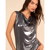 Regata Decote Degage Metalizado - imagem 1