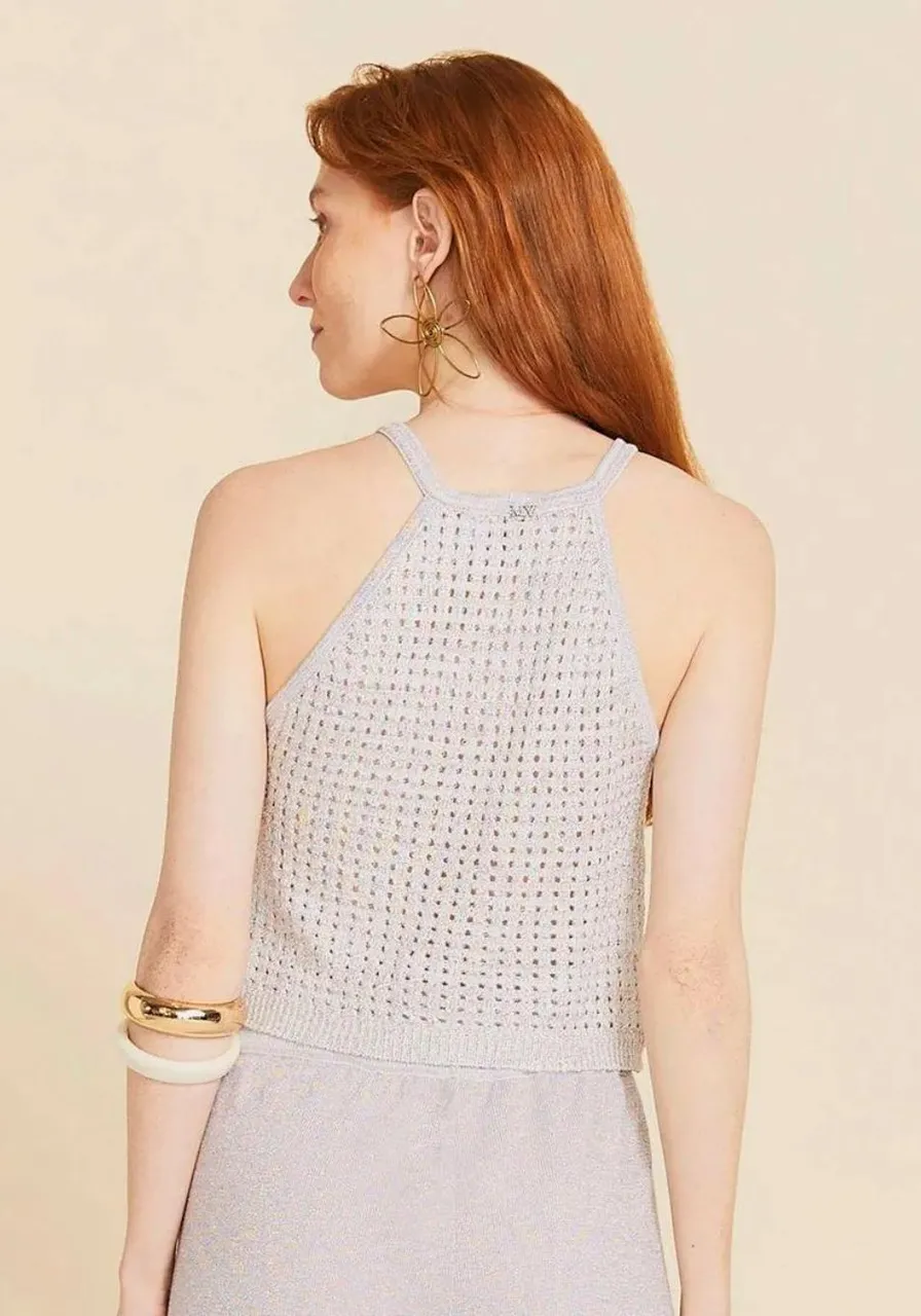 Regata Cava Francesa Em Tricô 