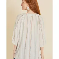 Camisa Manga Curta Com Amarração - imagem 3