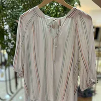 Camisa Manga Curta Com Amarração - imagem 4