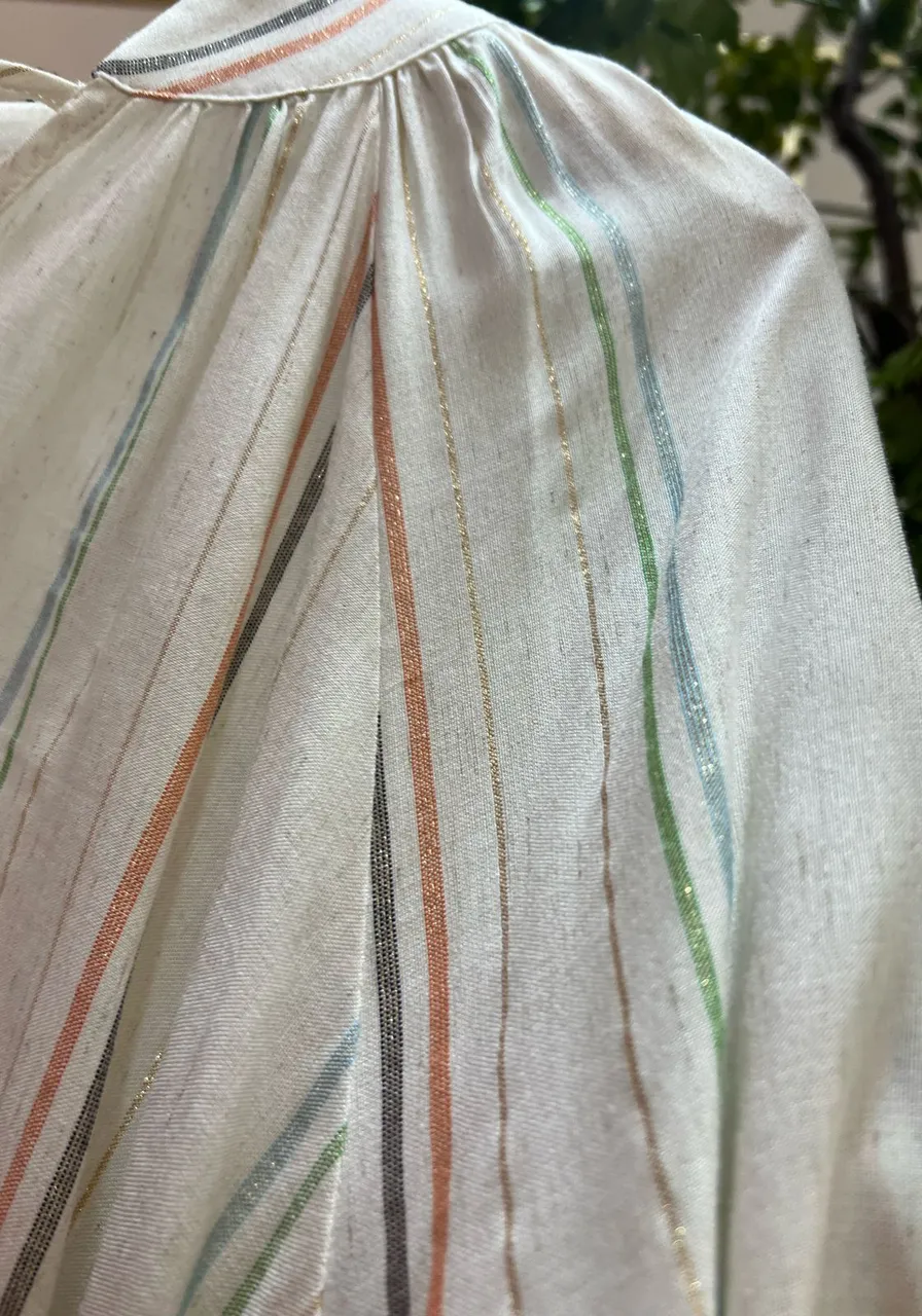 Camisa Manga Curta Com Amarração