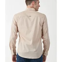 Camisa Social Slim Basic Nude - imagem 1