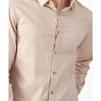 Camisa Social Slim Basic Nude - imagem 2