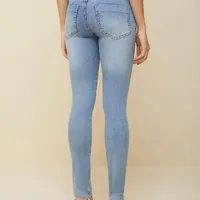 Calca Morena Rosa Skinny Andreia Cós Intermediário Básica Jeans - imagem 1
