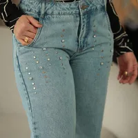 Calça Morena Rosa Jeans Reta Confort Bianca - imagem 2