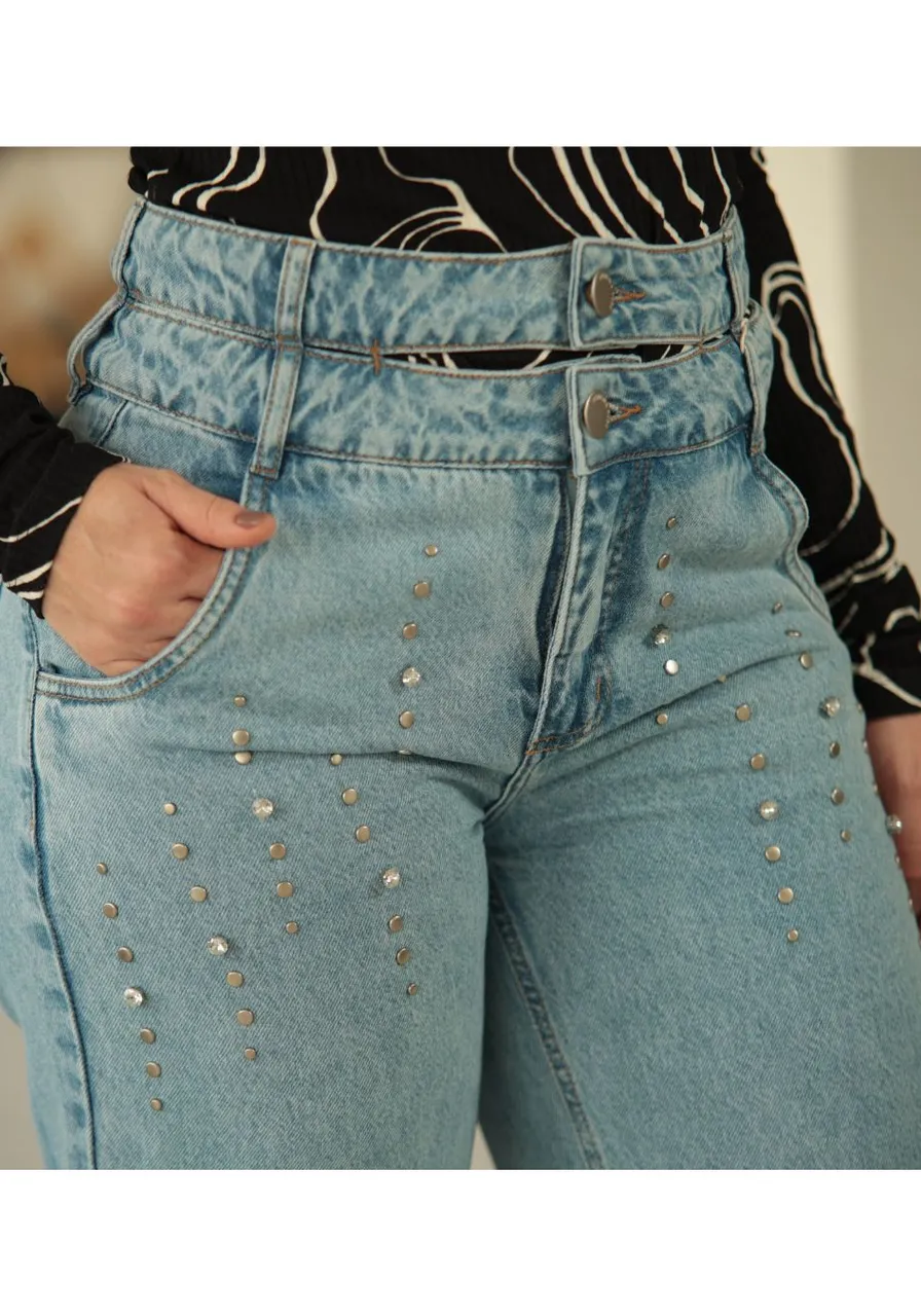 Calça Morena Rosa Jeans Reta Confort Bianca