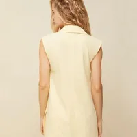 Colete Morena Rosa Alongado Abertura Lateral - imagem 1