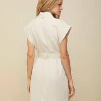 Colete Morena Rosa Alongado Com Faixa Bege - imagem 3