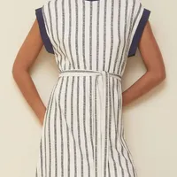 Vestido Morena Rosa Curto Com Faixa - imagem 2