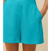 Short Alfaiataria Morena Rosa Azul - imagem 1