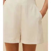 Short Alfaiataria Morena Rosa Bege - imagem 1