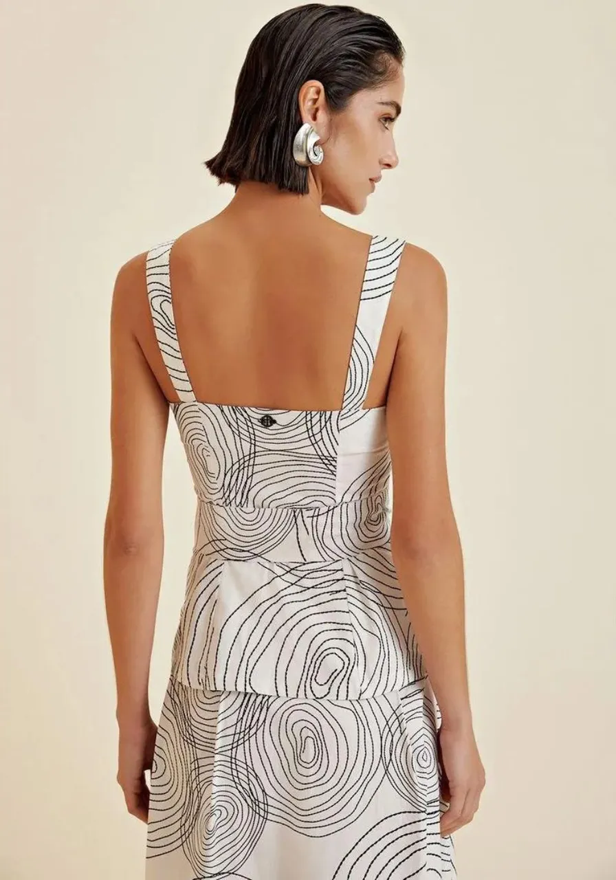 Blusa Morena Rosa Decote Reto Botões