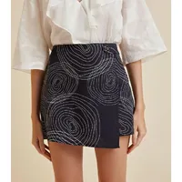 Short Saia Morena Rosa Com Martingale - imagem 2