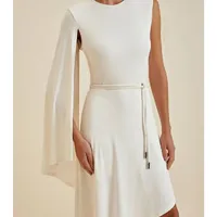 Vestido Morena Rosa Midi Assimétrico  - imagem 2