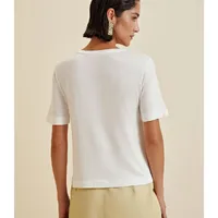 Blusa Decote Redondo Estampa Floral - imagem 2