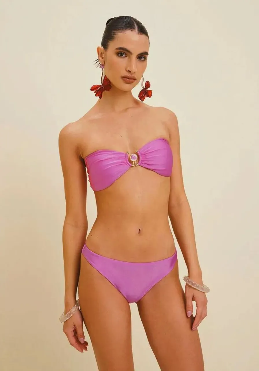 Biquíni Morena Rosa Tomara Que Caia Detalhe 