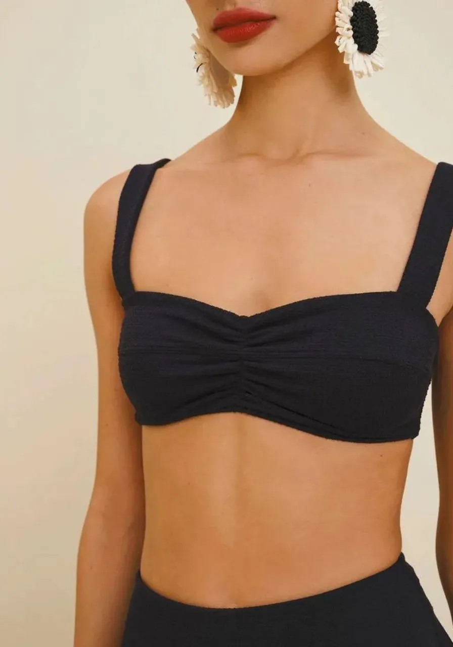 Biquíni Morena Rosa Meia Taça Com Drapeado