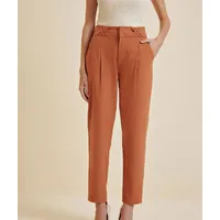 Calça Morena Rosa Cenoura Detalhe Passante - imagem 1