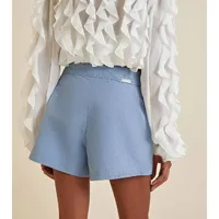 Short Saia Morena Rosa Curto Botões - imagem 2