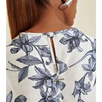 Blusa Morena Rosa Sem Manga Estampada - imagem 2