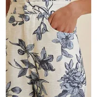 Calça Reta Cós Alto Estampada - imagem 2