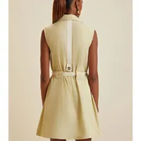 Vestido Morena Rosa Curto Detalhe Ilhós - imagem 3