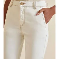 Bermuda Morena Rosa Ciclista Barra A Fio - imagem 1