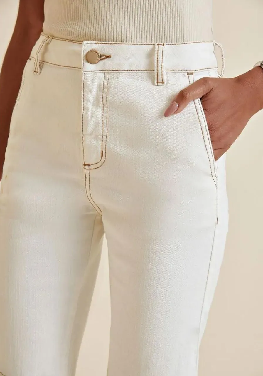 Bermuda Morena Rosa Ciclista Barra A Fio