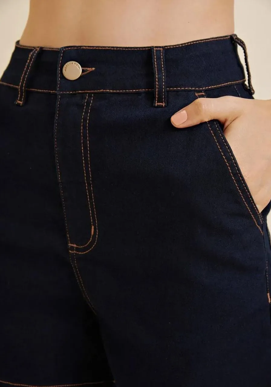 Bermuda Morena Rosa Jeans Regular 