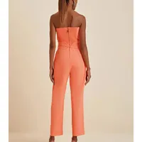 Macacão Morena Rosa Alfaiataria Com Faixa - imagem 3