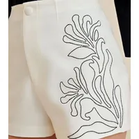 Short Morena Rosa Alfaiataria Bordado  - imagem 2