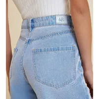 Calça Morena Rosa Jeans Reta Pantacourt - imagem 5