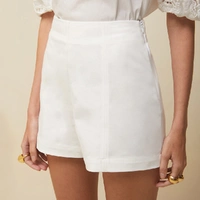 Shorts Morena Rosa Alfaiataria Com Recorte - imagem 1