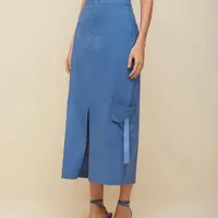 Saia Morena Rosa Longa Cargo  - imagem 3